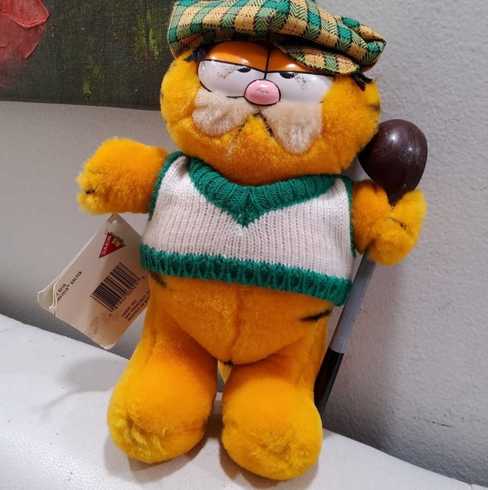 Vintage Garfield Collectible 1978 Golfer